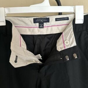 Banana Republic Martin Fit Wool Suit Trousers No. 215 Black Size 8